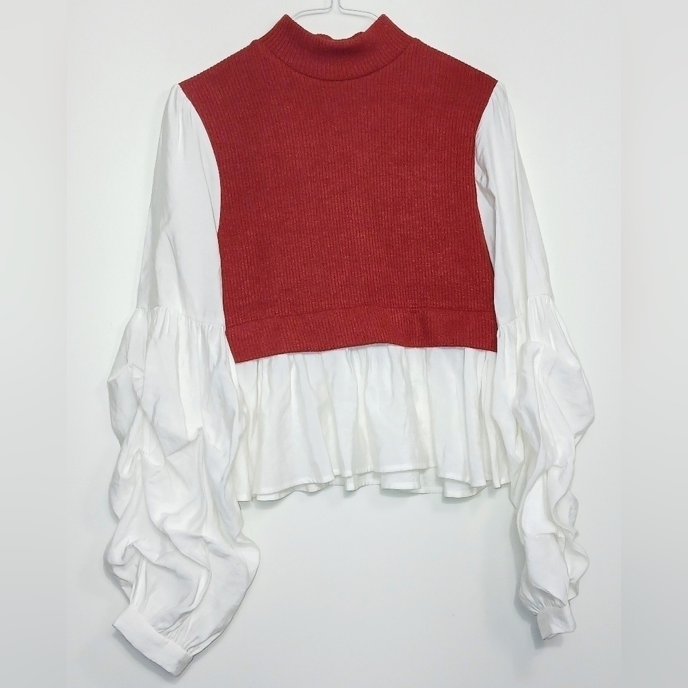 ANTHROPOLOGIE PETER PAN RIBBED SWEATER VEST.